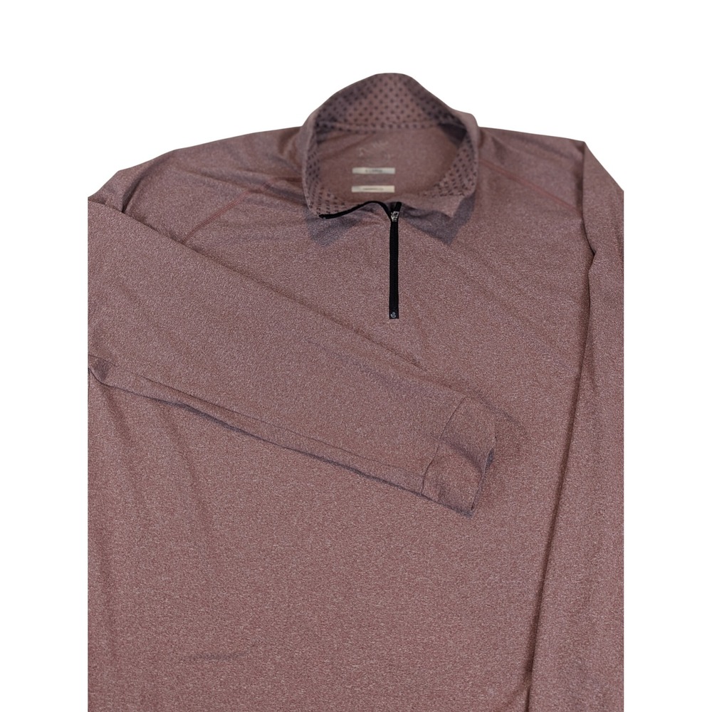 Swannie’s Lightweight Quarter Zip - Heathered Maroon